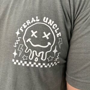 Gray Graphic T-Shirt Feral Uncle custom
